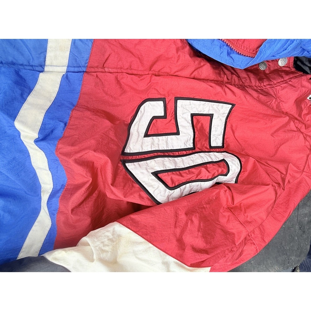 Vintage Ricky Craven Bud Racing NASCAR Jacket XL Red Blue 90s Racing - Picture 3 of 8